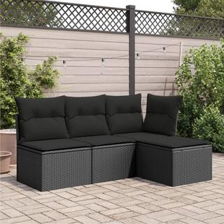 VidaXL  Gartenhocker poly-rattan 