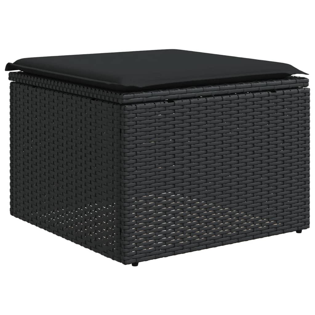 VidaXL  Gartenhocker poly-rattan 