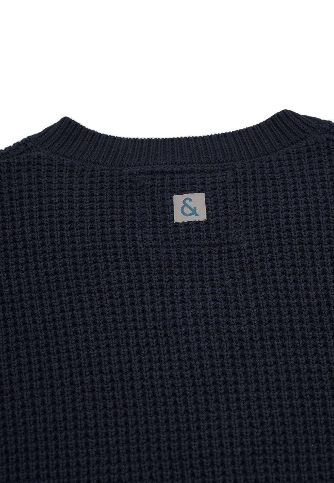 Colours & Sons  Pullover V-Neck-Tuck Stitch 