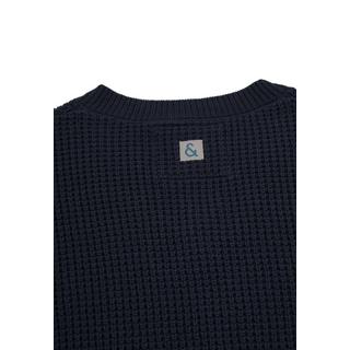 Colours & Sons  Pullover V-Neck-Tuck Stitch 