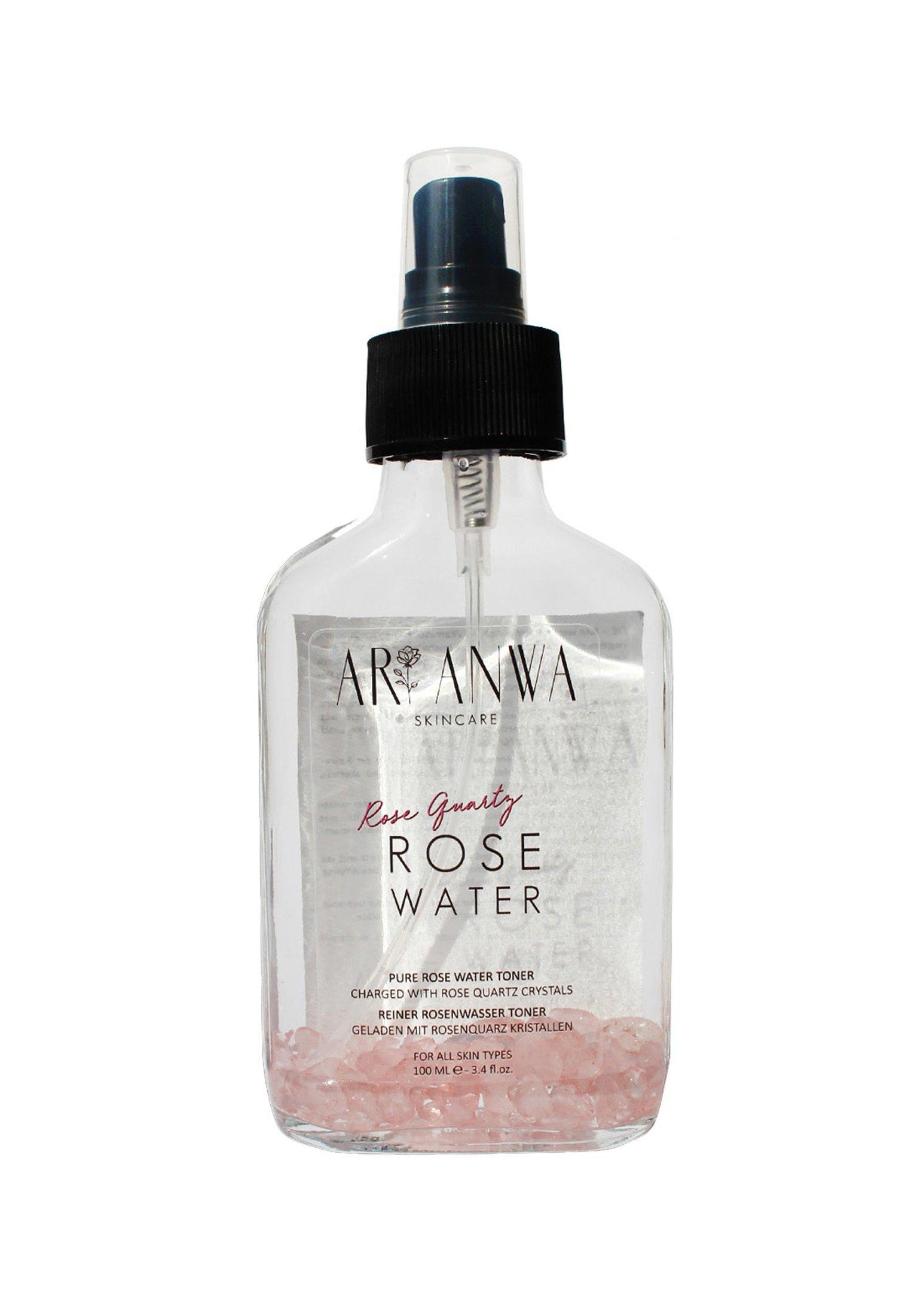 ARI ANWA Skincare  Bio Rosenwasser Spray mit Rosenquarz 