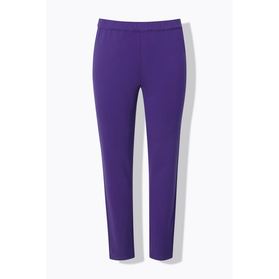Ulla Popken Sienna Pantalon Punto Coupe Slim Taille Élastique  
