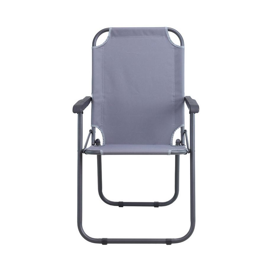 Contini  Chaise de plage anthracite 