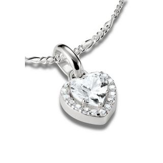 Thomas Sabo  Charm Anhänger Herz Mit Steinen Verbinden 
