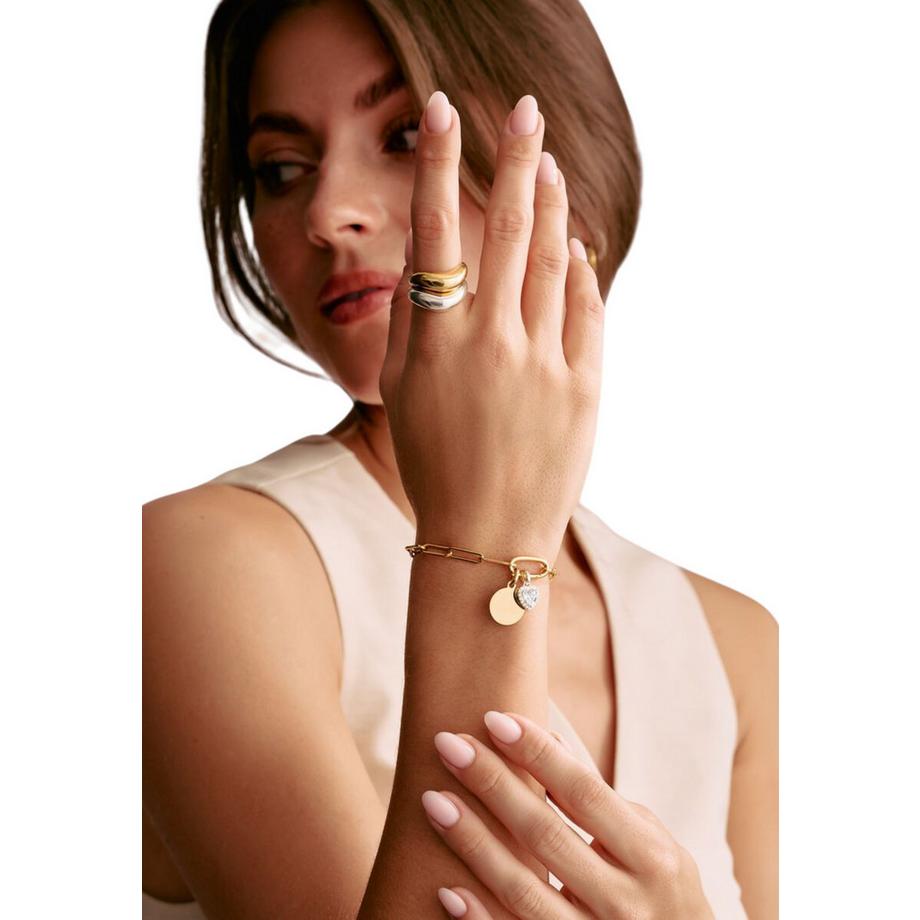 Thomas Sabo  Charm Anhänger Herz Mit Steinen Verbinden 