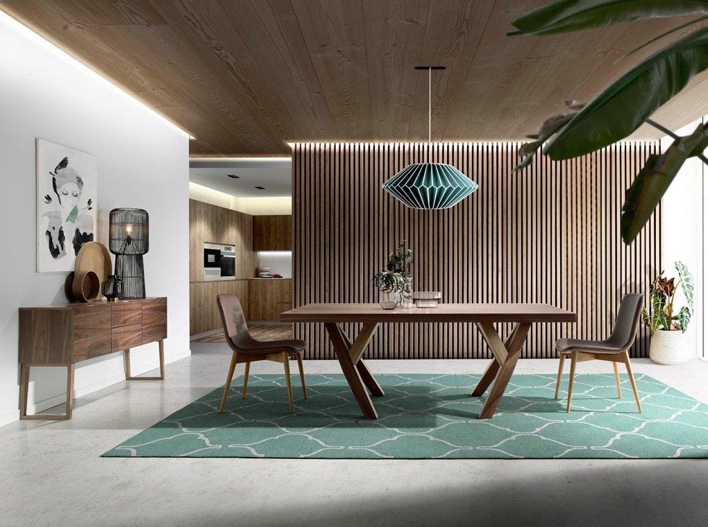 ANGEL CERDA Credenza in noce  