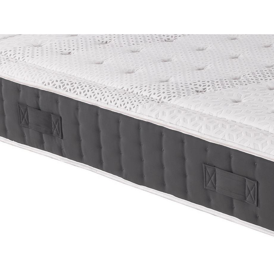 Ysmée Ensemble 160 x 200 cm sommier coffre blanc + matelas ressorts ensachés accueil mémoire de forme ép.27cm - ATLANTIDE de YSMÉE  