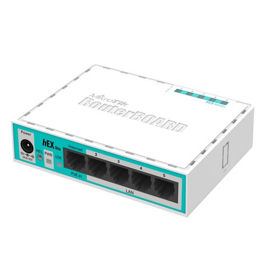 hEX lite Kabelrouter Weiß