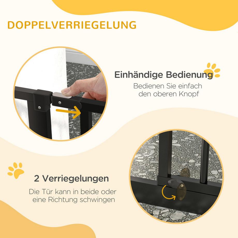 PawHut  Protection de porte pour chien 