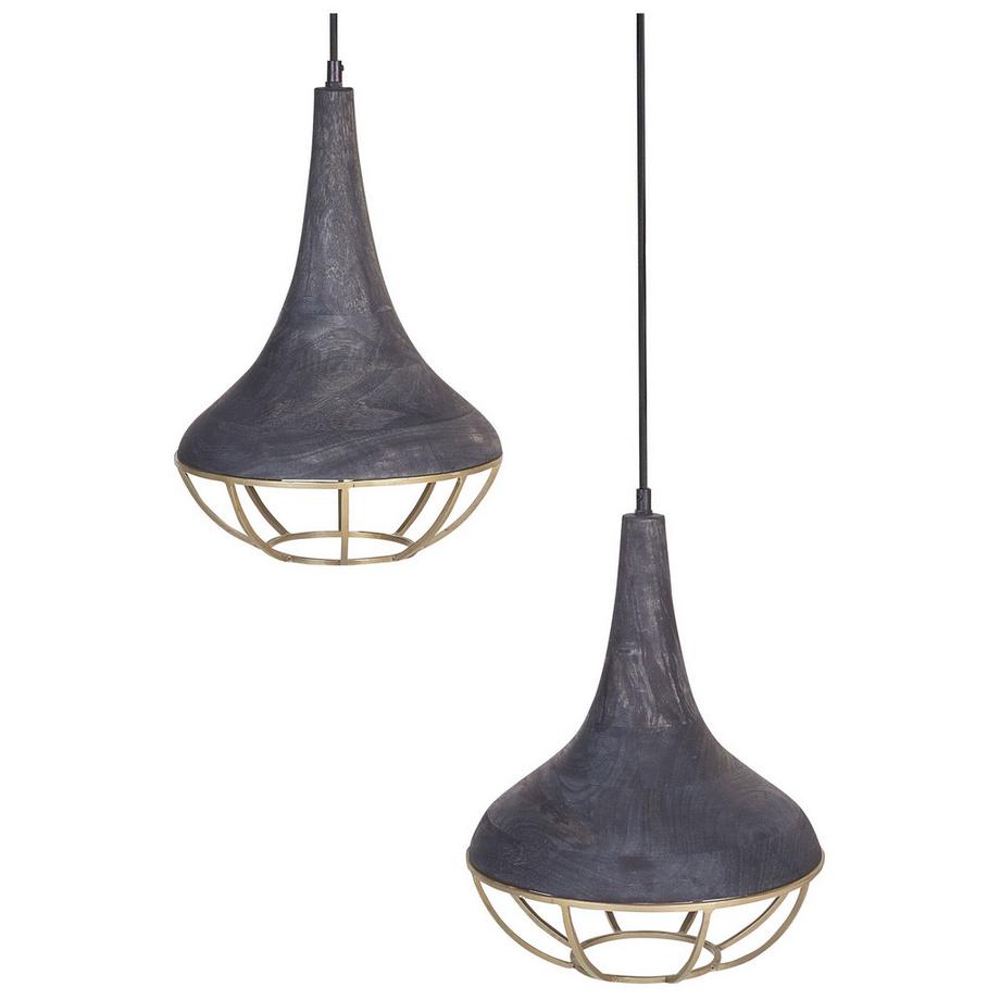 Lampe suspension en Manguier  BAGMATI