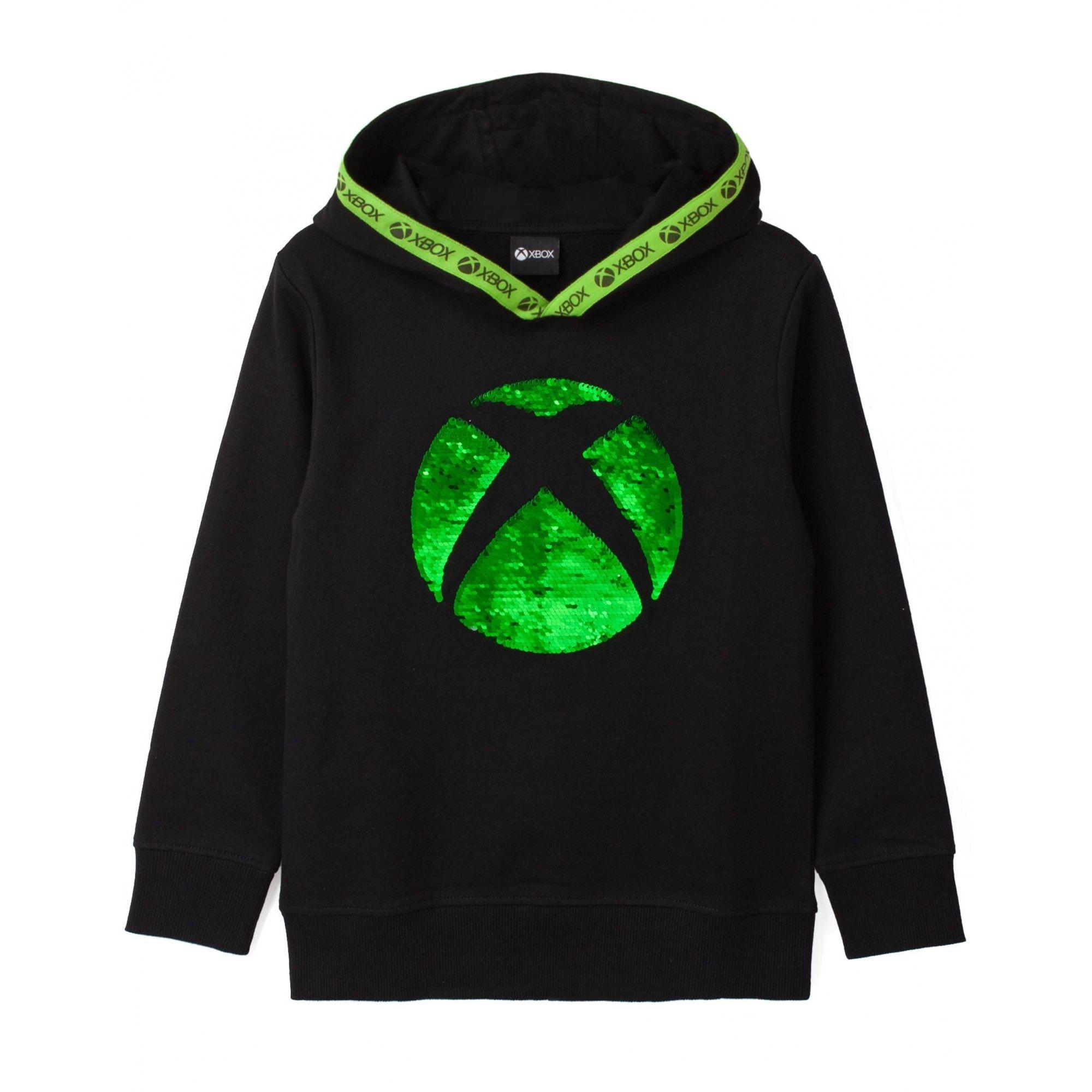 Xbox  Logo Sequin Flip Hoodie 