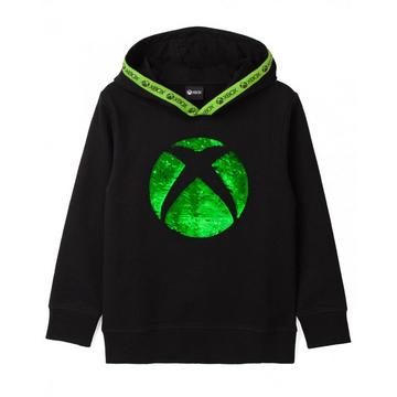 Logo Sequin Flip Hoodie