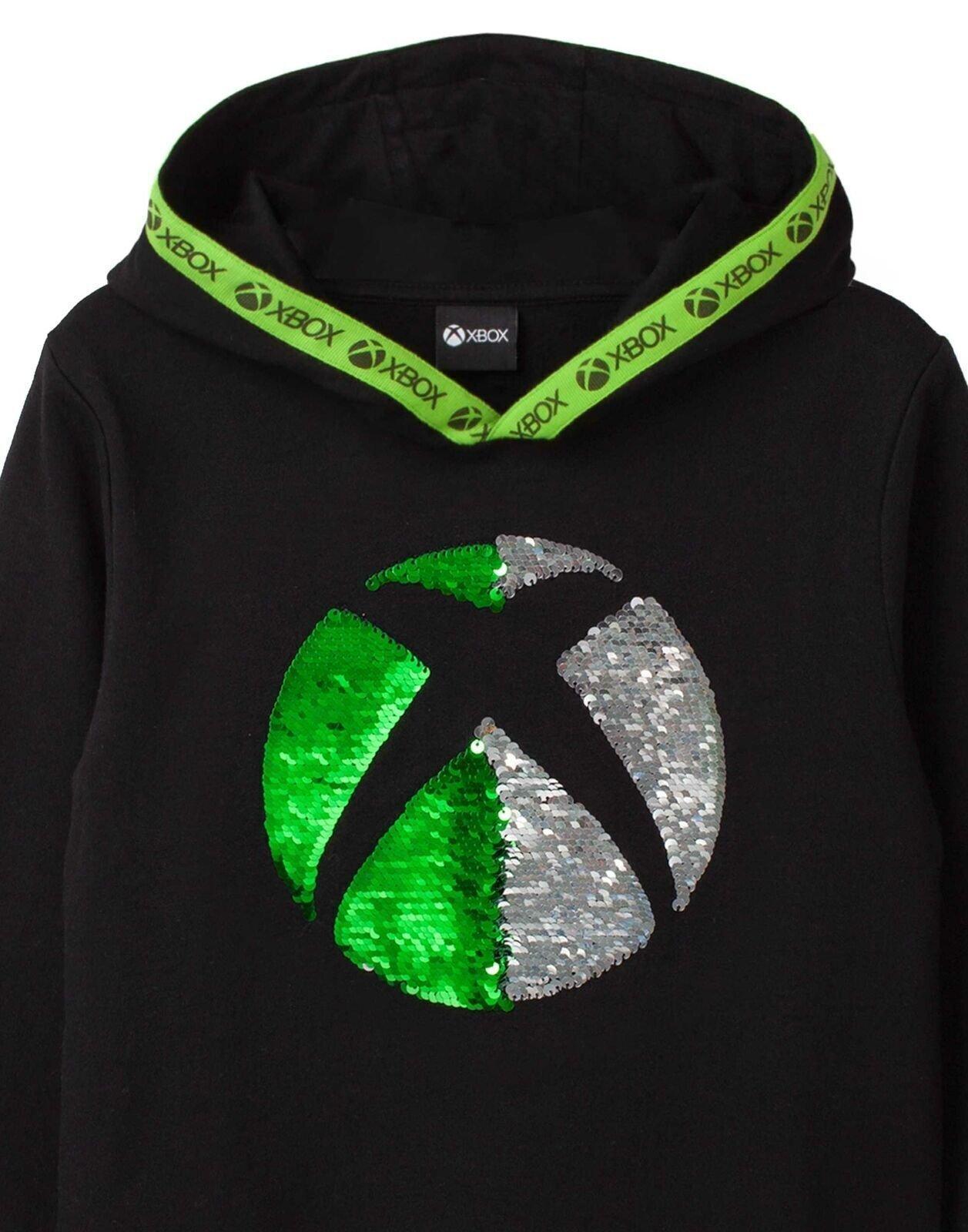 Xbox  Logo Sequin Flip Hoodie 