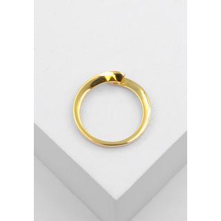 MUAU Schmuck  Solitaire Ring Diamant 0.20ct. Gelbgold 750 