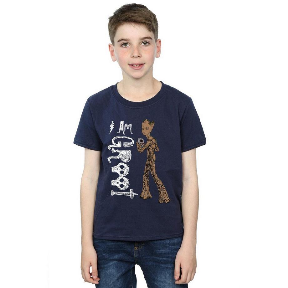 MARVEL  Avengers Infinity War I Am Teenage Groot TShirt 