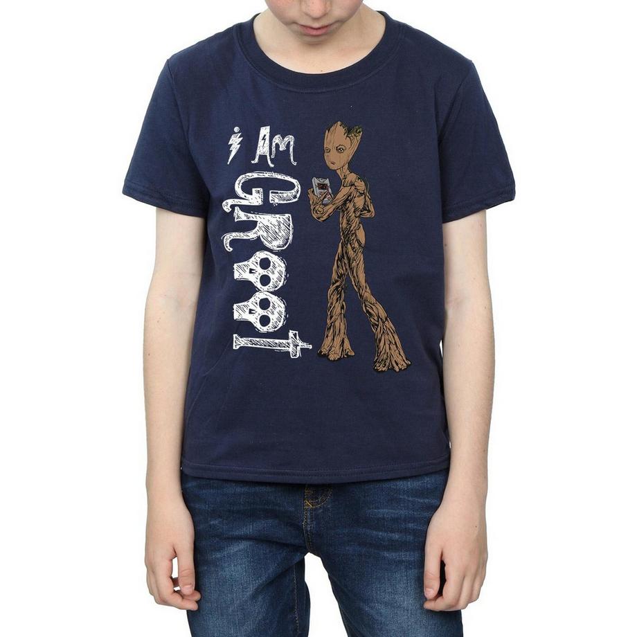 MARVEL  Avengers Infinity War I Am Teenage Groot TShirt 