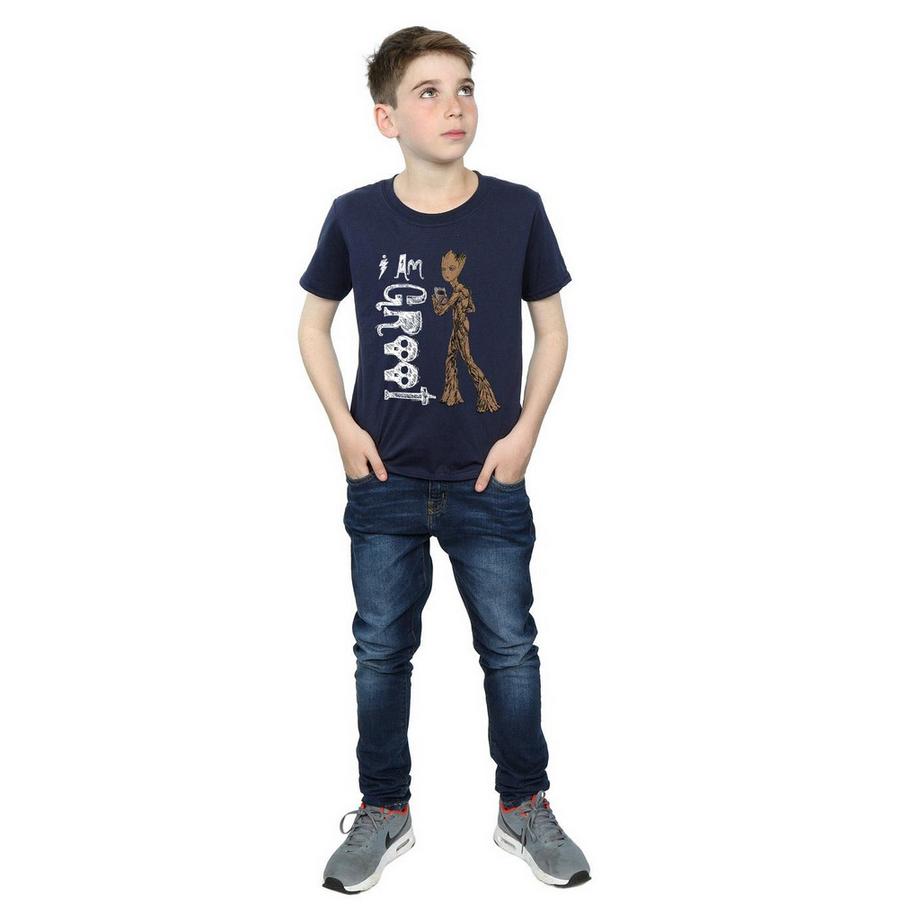 MARVEL  Avengers Infinity War I Am Teenage Groot TShirt 