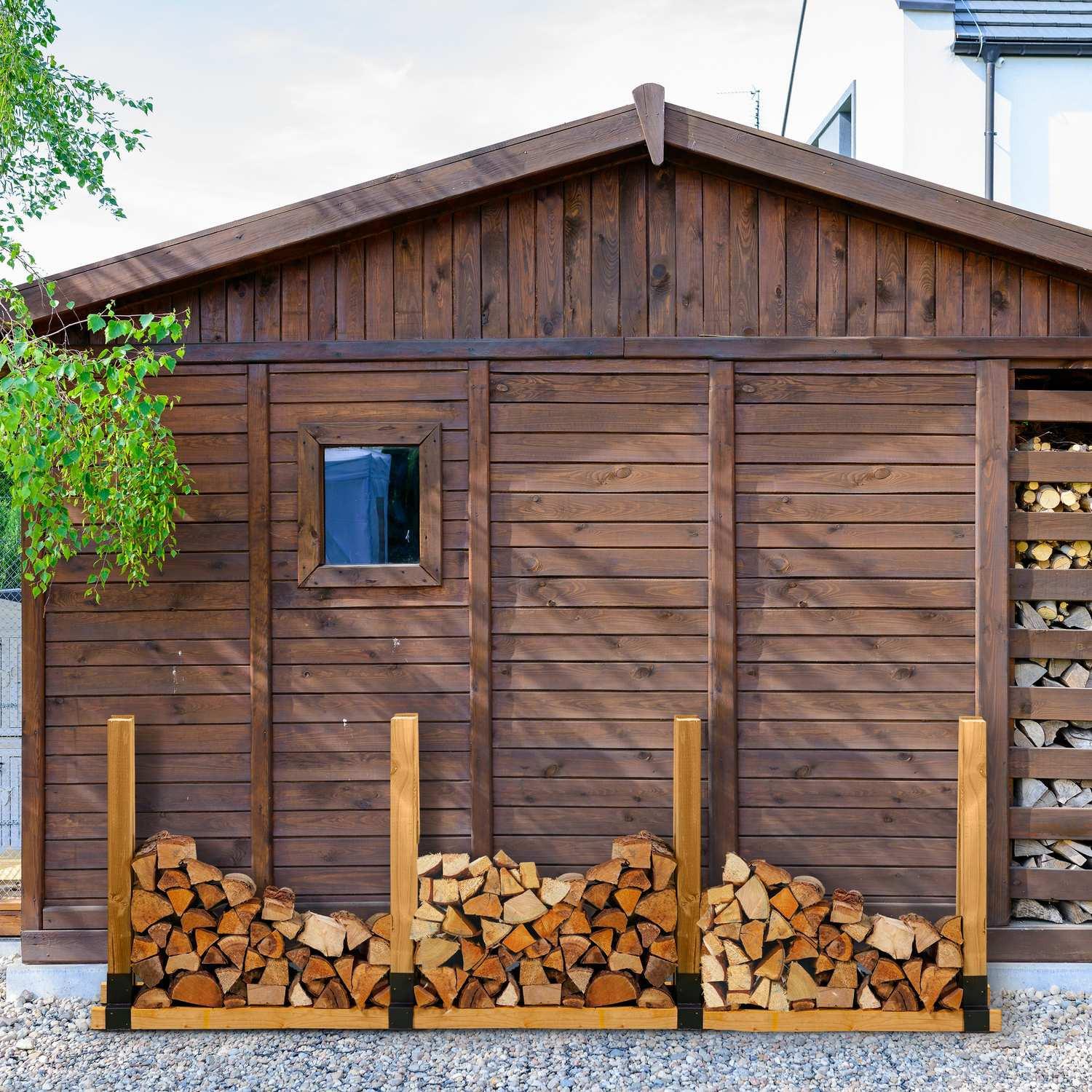 B2X Stapelhilfe ausem Holz im 4er-Set  