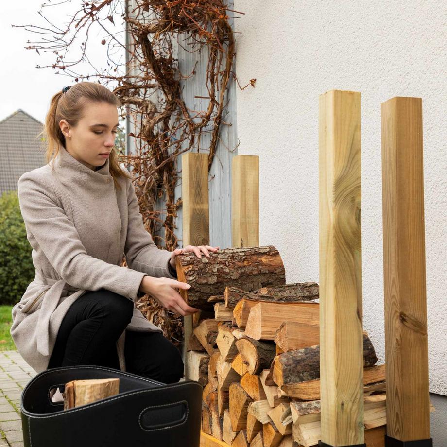 B2X Stapelhilfe ausem Holz im 4er-Set  