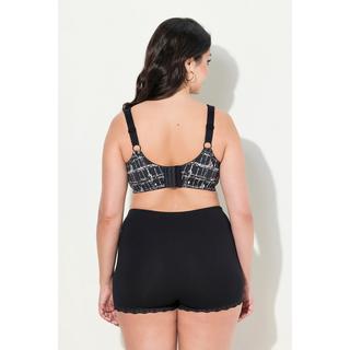 Ulla Popken  Soutien-gorge de maintien sans armatures, imprimé graphique - bonnet C-F 