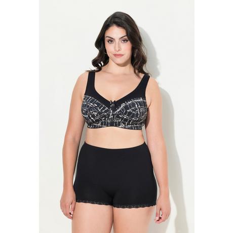 Ulla Popken  Soutien-gorge de maintien sans armatures, imprimé graphique - bonnet C-F 