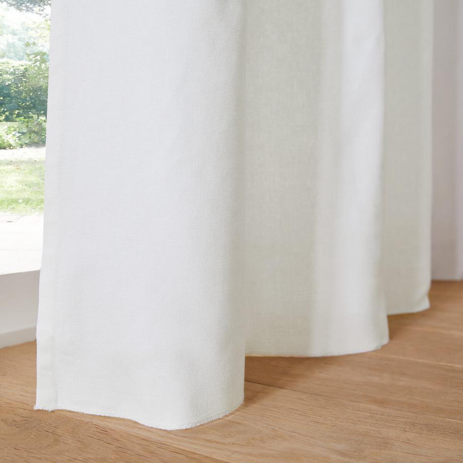 La Redoute Intérieurs  Vorhang aus reiner Baumwolle mit Schlaufen 