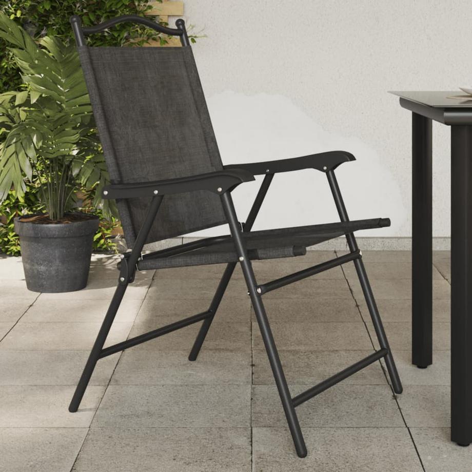 VidaXL Gartenstuhl stahl  