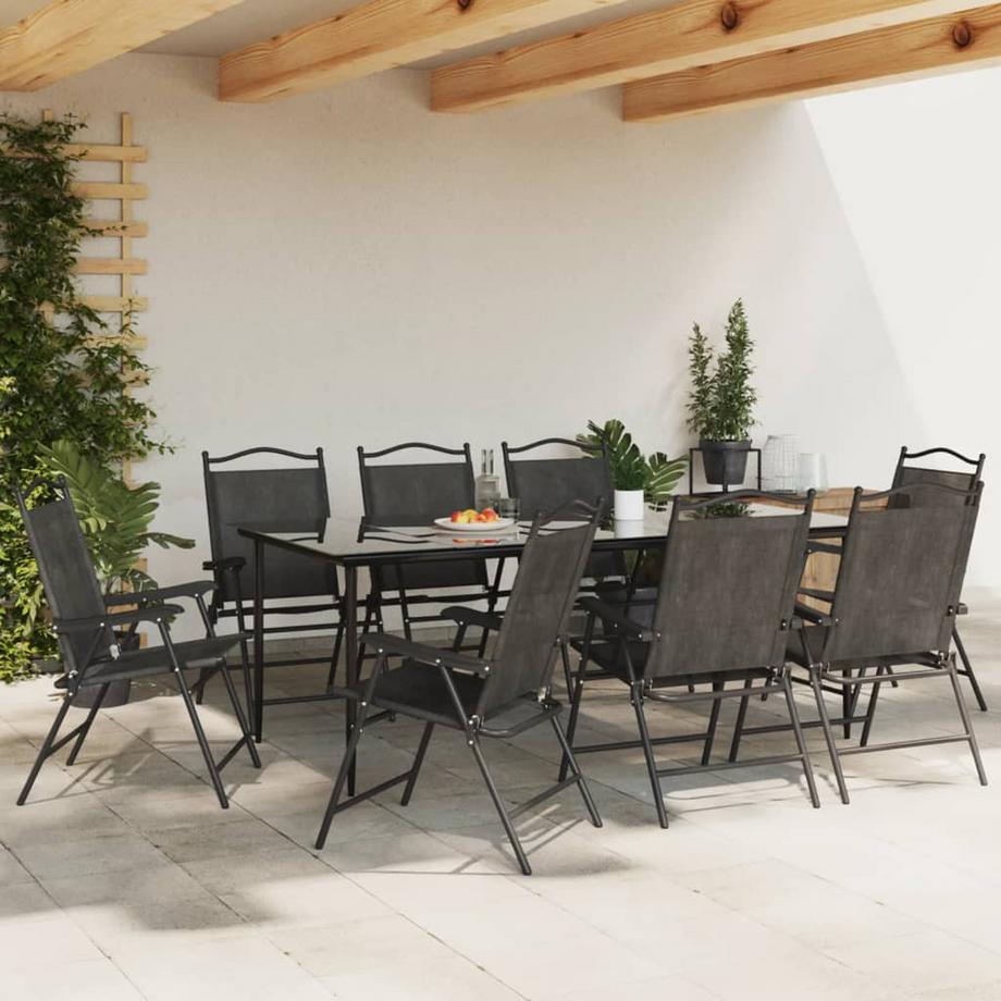 VidaXL Gartenstuhl stahl  