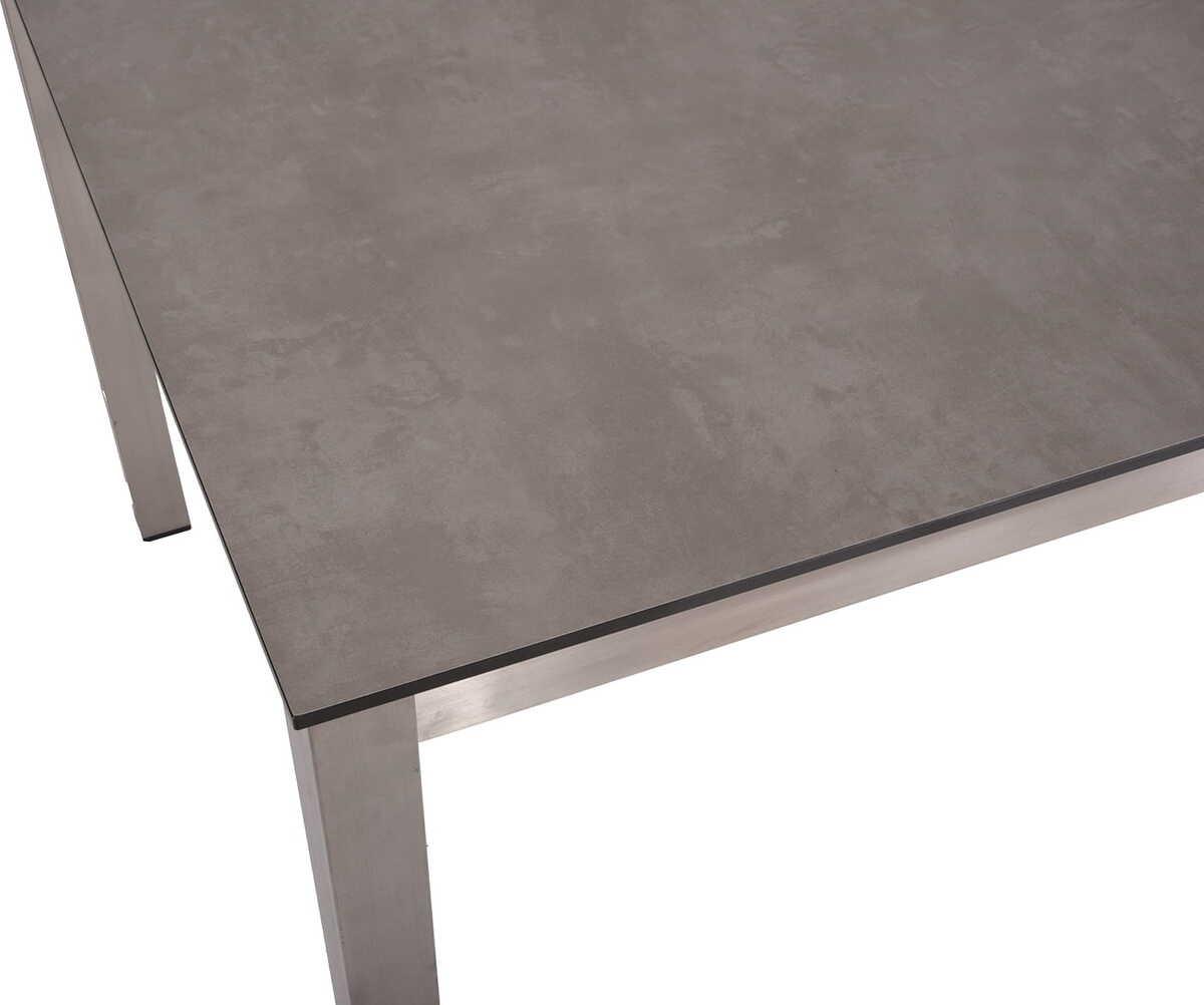 mutoni pleasure Table de jardin Sienna gris 158x90  