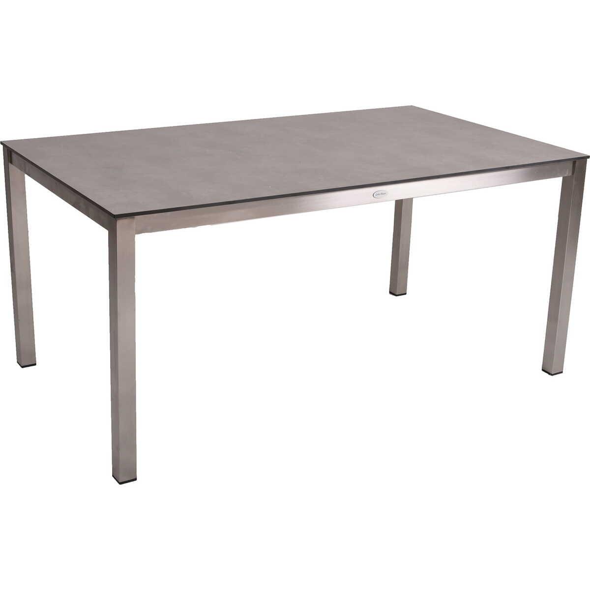 mutoni pleasure Table de jardin Sienna gris 158x90  