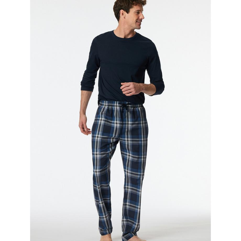 Schiesser Mix + Relax Pantaloni Lounge a Quadri  