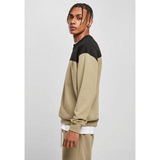 URBAN CLASSICS Sweatshirt Rundhals Upper Block  
