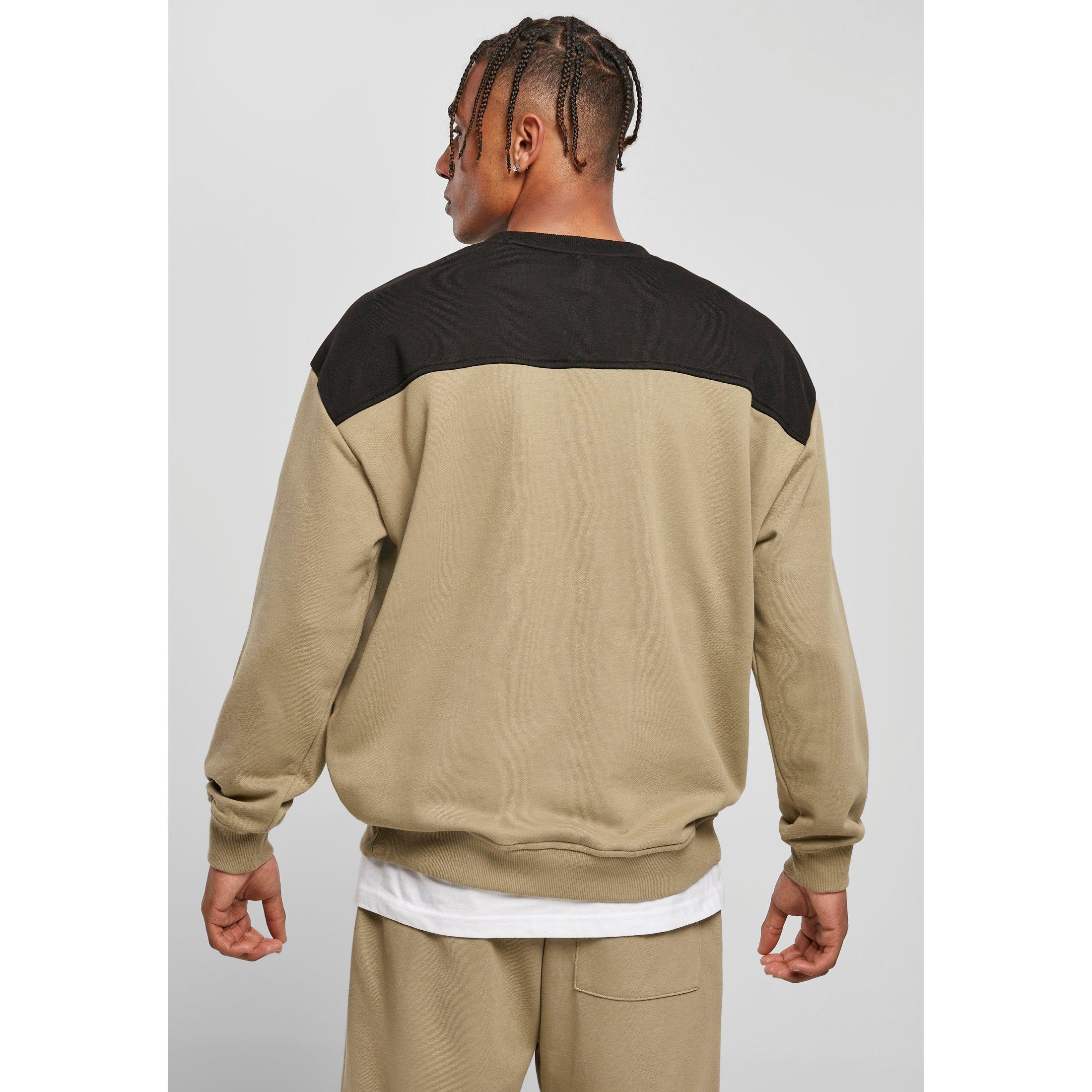 URBAN CLASSICS Sweatshirt Rundhals Upper Block  