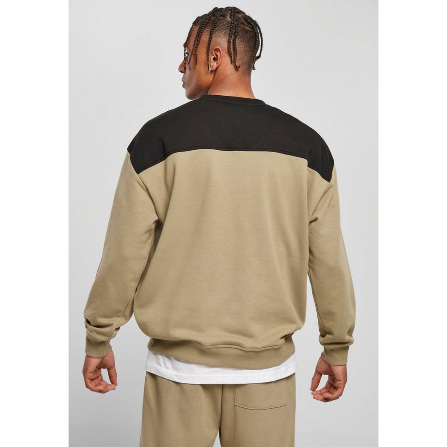 URBAN CLASSICS Sweatshirt Rundhals Upper Block  