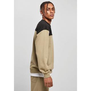 URBAN CLASSICS Sweatshirt Rundhals Upper Block  
