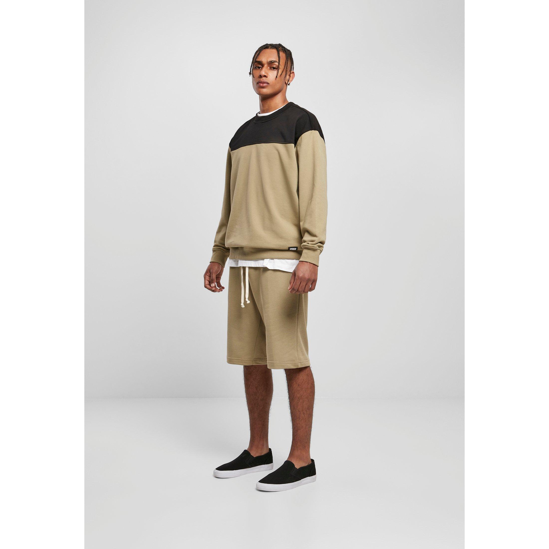 URBAN CLASSICS Sweatshirt Rundhals Upper Block  