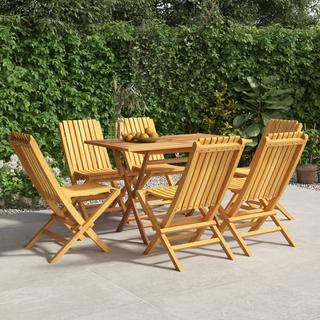 VidaXL sedia da giardino pieghevole Legno  