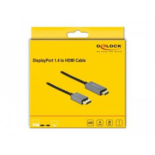DeLock  Kabel DisplayPort - HDMI, HDR 