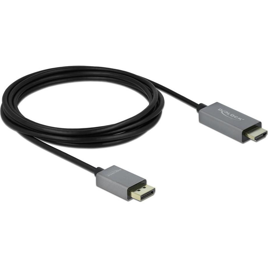 DeLock  DeLOCK DisplayPort attivo 1.4 a cavo per HDMI 4K 60 Hz (HDR) da 1 m 