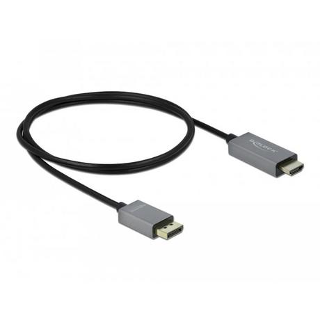 DeLock  DeLOCK DisplayPort attivo 1.4 a cavo per HDMI 4K 60 Hz (HDR) da 1 m 