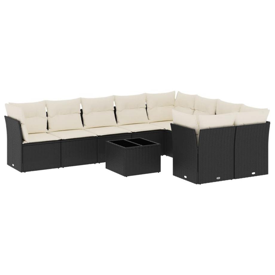 set divano da giardino Polirattan