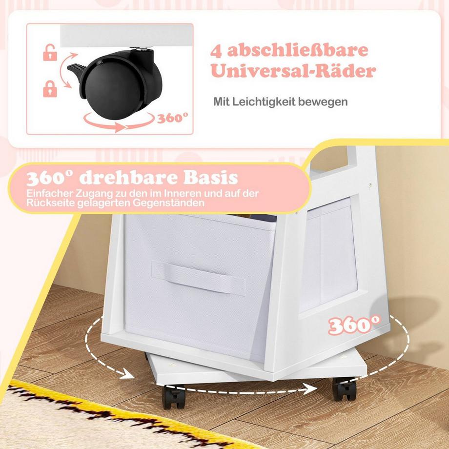 Northix 3-in-1-Schmuckschrank für Kinder  