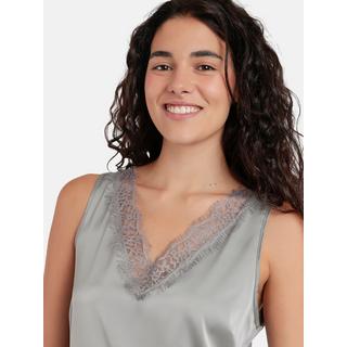 Admas  Satin Canotta in pizzo Lace 