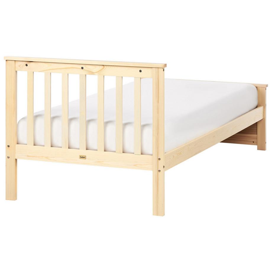 Beliani Letto en Legno di pino Scandinavo OLENDON  