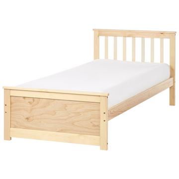 Lit avec sommier en Bois de pin Scandinave OLENDON