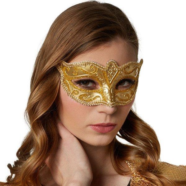 Tectake  Venezianische Maske mit Muster 