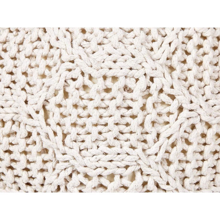 Beliani Pouf en Coton Boho TRIMAN  