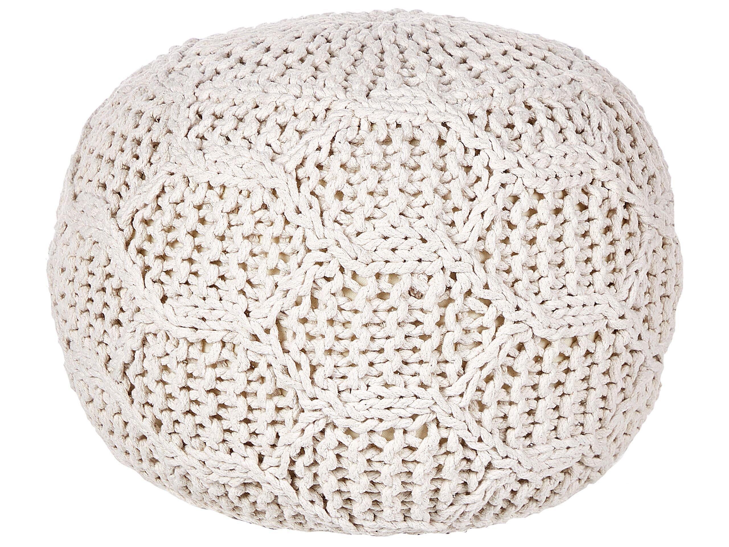 Beliani Pouf en Coton Boho TRIMAN  