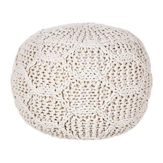 Beliani Pouf aus Baumwolle Boho TRIMAN  