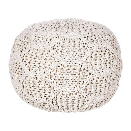 Beliani Pouf en Coton Boho TRIMAN  